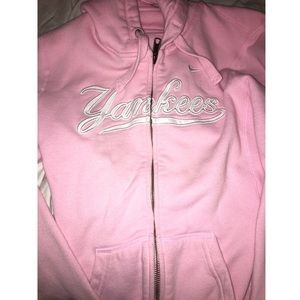 ⚾️ 💙 WOMENS NY YANKEE ZIP UP NIKE HOODIE 💗⚾️